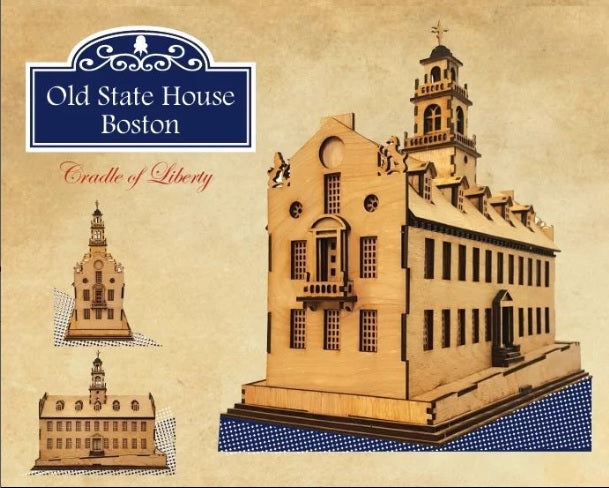 Old State House Boston Wooden 3D Puzzle